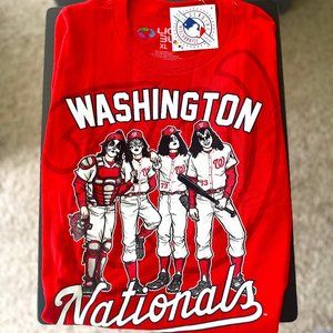 Liquid Blue XL Washington Nationals KISS T-Shirt